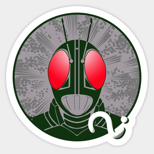 Kamen Rider Black RX Sticker by Doc Multiverse Designs